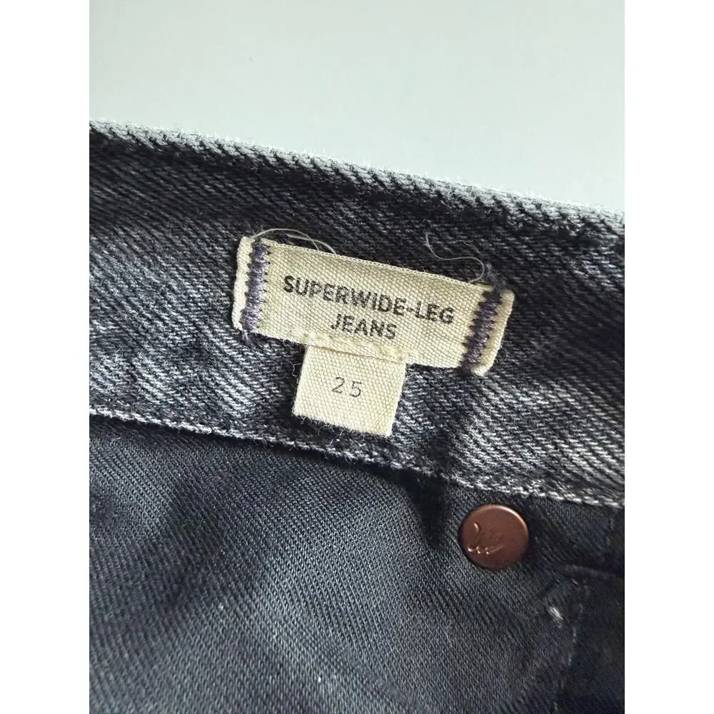 $138 Madewell Superwide leg jeans - Kingswood Wash - 25